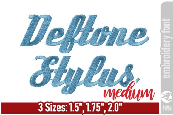 Deftone Stylus Retro Embroidery Font – M Review