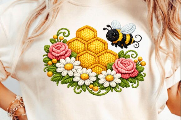 Honey Bee Rose Frame: Seasonal Embroidery Review