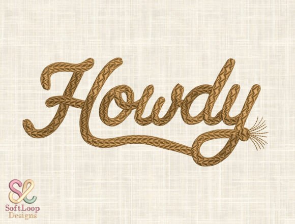 Howdy Embroidery Design: A Western Charm for Personalized Gifts