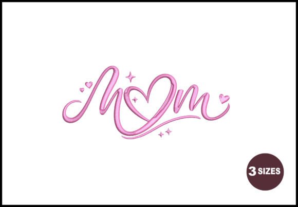 Mom Heart Script Embroidery: A Seller’s Review