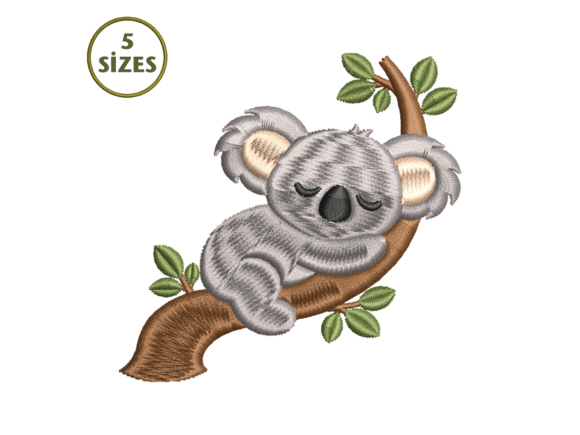 Sleeping Koala Embroidery Design: A Maker's Review