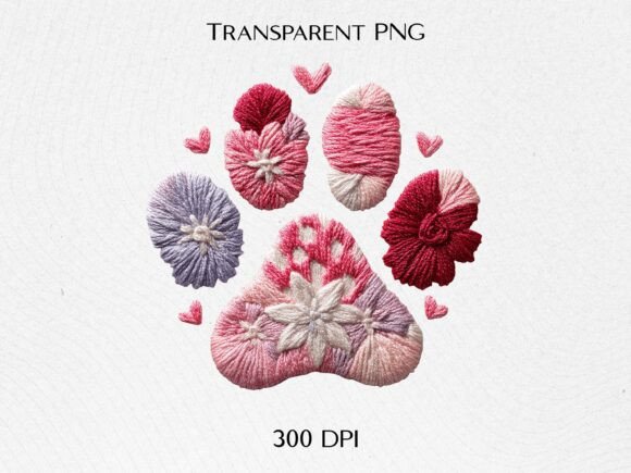 Valentine Paw Embroidery PNG: Seller Review
